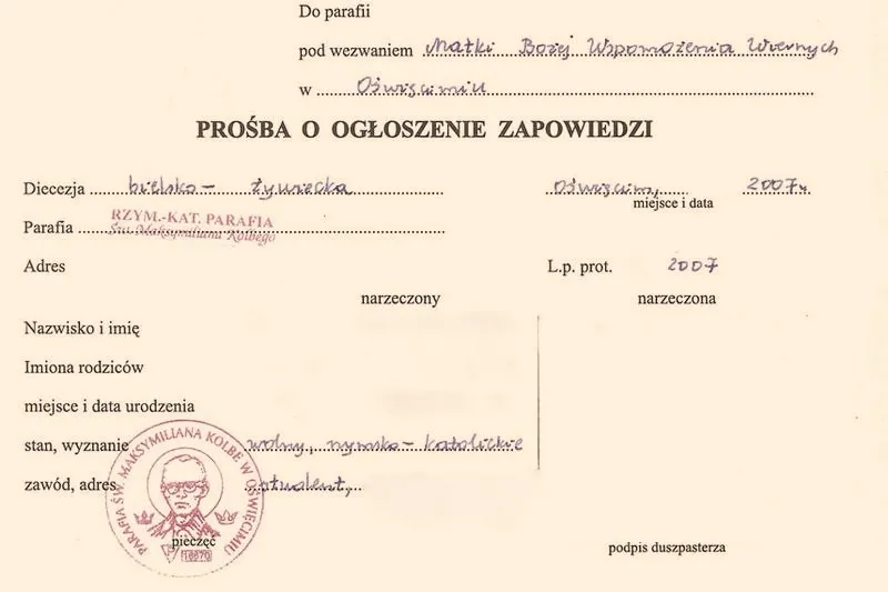 Kiedy warto rozpocząć zapowiedzi w kościele przed ślubem?