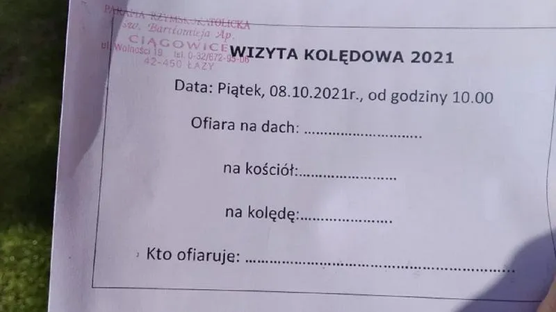 Kolęda i wizyty duszpasterskie