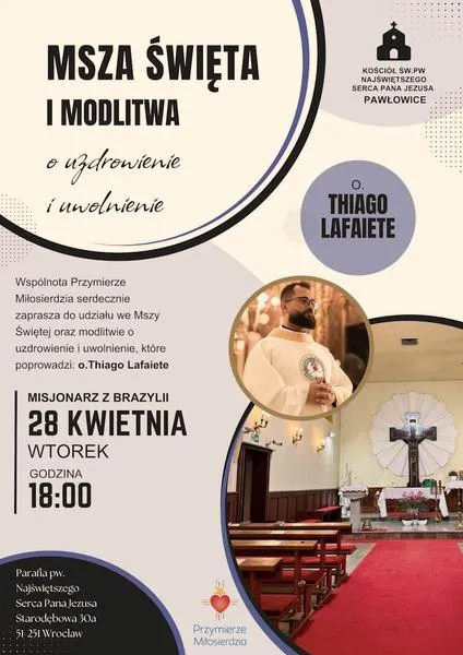 Modlitwa podczas mszy