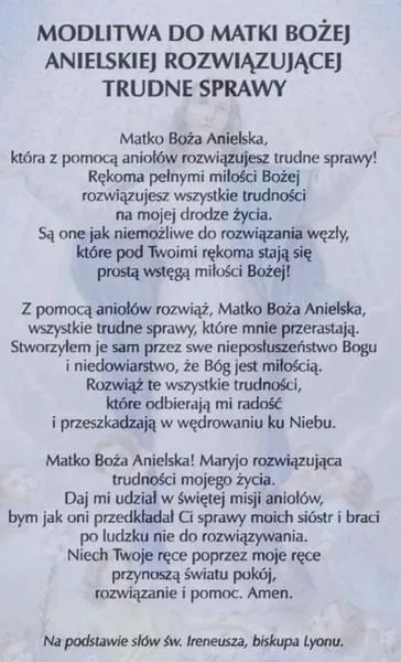 Modlitwa za zdrowie dzieci