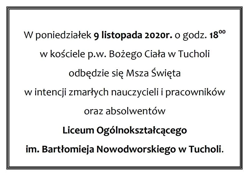 Msze za zmarłych