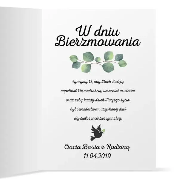 Najpiękniejsze życzenia bierzmowanie