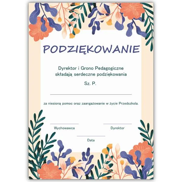Podziękowania dla księdza