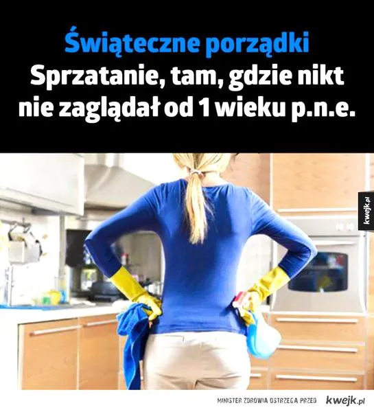 Sprzątanie przed świętami