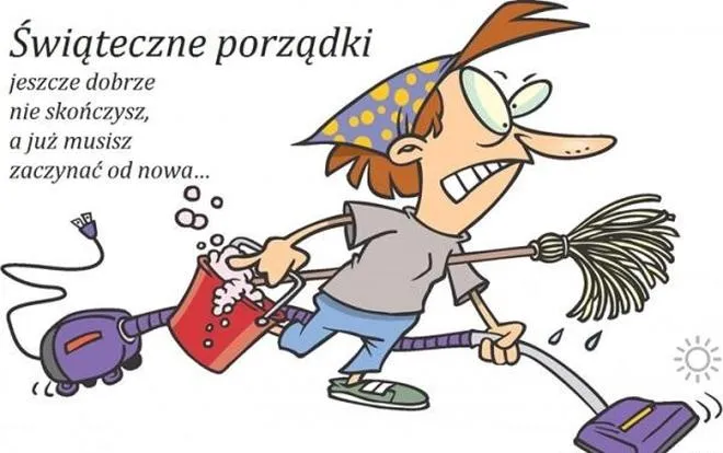 Sprzątanie przed świętami