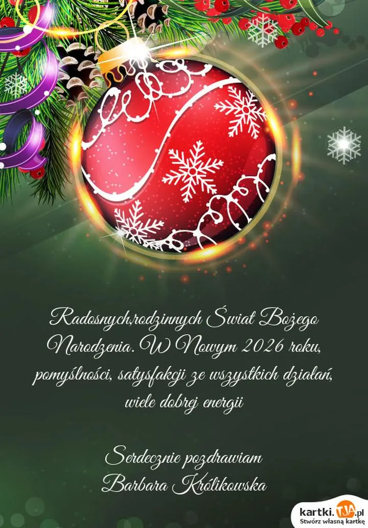 Święta Bożego Narodzenia 2026