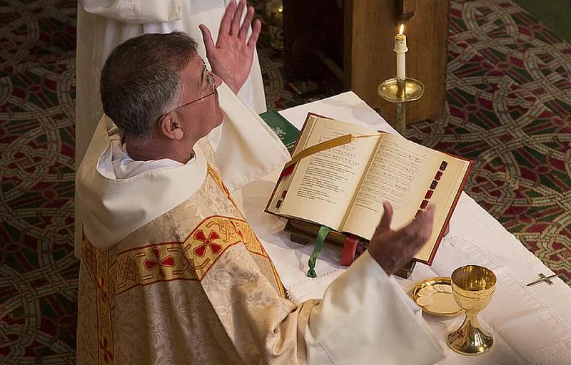 Udział we mszy świętej