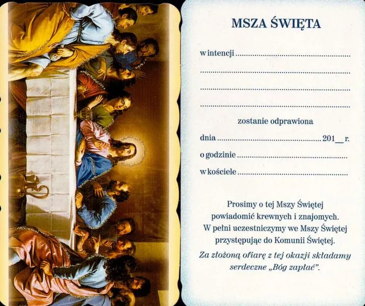 Wartość mszy świętej